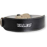 Valeo 1240108 4-Inch Padded Leather Lifting Belt For Men And Women With Back Support for Weightlifting And Suede Lined Foam Lumbar Pad, Small