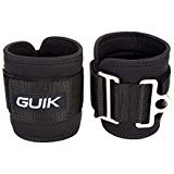 GUIK Sports Fitness Padded Ankle Straps for Cable Machines - Metal Buckle, Adjustable Comfort fit, Abs Glute & Leg Workouts - for Men & Women