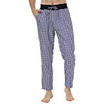 Hawiton Men's Pajama Sleep Shorts Lounge Sleepwear Causal Cotton Plaid Bottoms