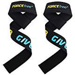 orcefree+ Lifting Straps Padded Cotton Wrist Protector for Weightlifting, Strength Training, Powerlifting, Bodybuilding, Gym Workout-Suitable for Men & Women